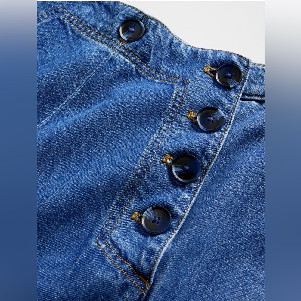 GapStudio High Rise Denim Sailor Pants - Picture 5 of 9